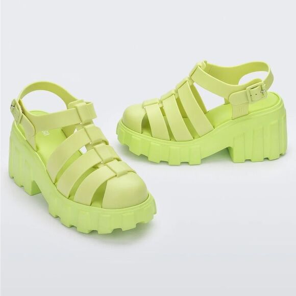 Melissa Megan Jelly Platform Fisherman Sandal NEW IN BOX - Picture 1 of 5
